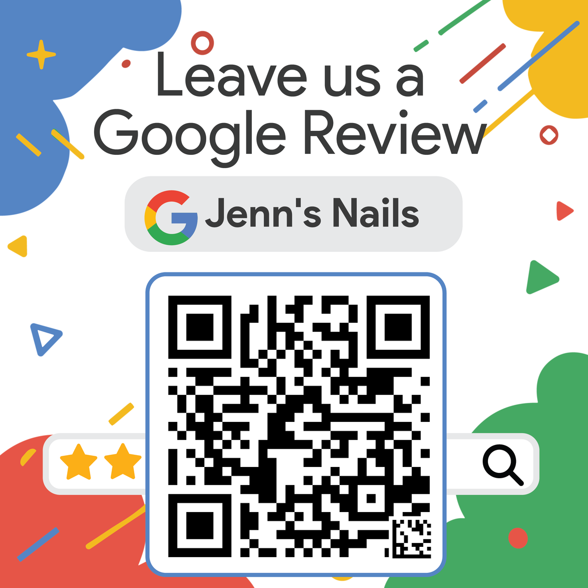 RatingPath review card for Jenn's Nails